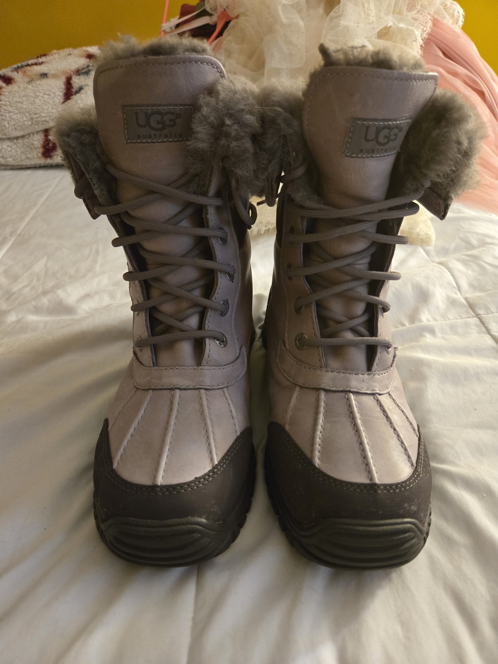 UGG Adirondack II Grey Waterproof Winter Boots